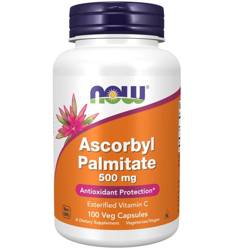 Now Foods Ascorbyl Palmitát 500 mg 100 kapslí