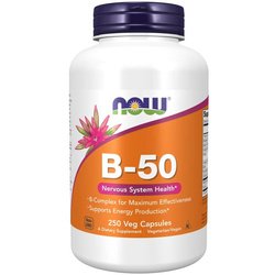 Now Foods B-50 Vitamín B Complex 250 veg kapslí