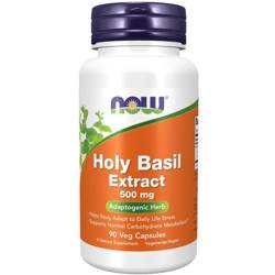 Now Foods Bazalka (Holy Basil) Extract 500 mg 90 veg kapslí