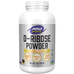 Now Foods D-Ribóza (D-Ribose) Pudr 454 g