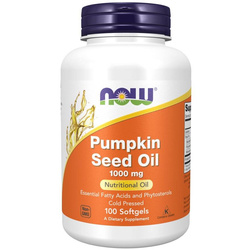 Now Foods Dýňový Olej (Pumpkin Seed Oil) 1000 mg 100 kapslí