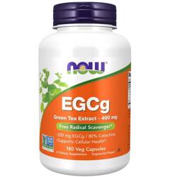 Now Foods EGCg Zelený čaj (Green Tea) Extract 400 mg 180 kapslí