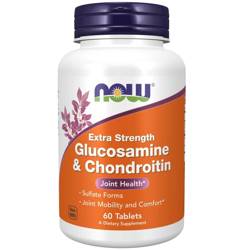 Now Foods Glukosamin a Chondroitin Extra Strength 60 tablet