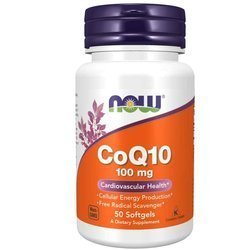 Now Foods Koenzym Q10 100 mg 50 kapslí