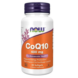 Now Foods Koenzym Q10 400 mg 30 kapslí