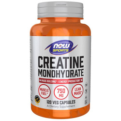 Now Foods Kreatin Monohydrát 750 mg 120 kapslí