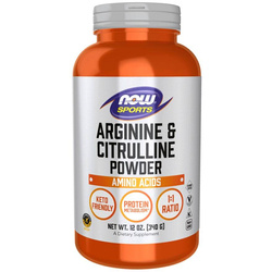 Now Foods L-Arginin a L-Citrulin Pudr 340 g