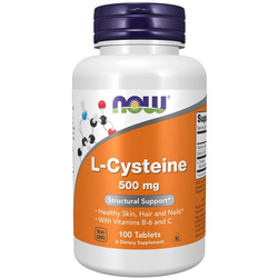 Now Foods L-Cystein 500 mg 100 tablet