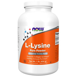 Now Foods L-Lysin Pudr 454 g