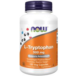 Now Foods L-Tryptofan 500 mg 120 kapslí