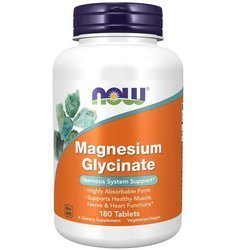 Now Foods Magnesium Glycinát 100 mg 180 tablet