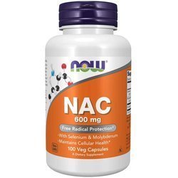 Now Foods N-Acetyl Cystein (NAC) 600 mg 100 veg kapslí