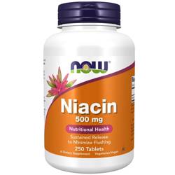 Now Foods Niacin 500 mg 250 tablet