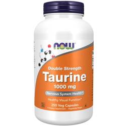Now Foods Taurin Double Strength 1000 mg 250 veg kapslí