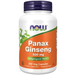 Now Foods Žen-šen Korejský (Panax Ginseng) 500 mg 250 kapslí
