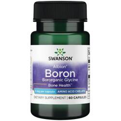 Swanson Albion Chelát Bor 6 mg 60 kapslí