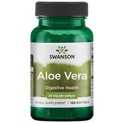 Swanson Aloe Vera 25 mg 100 kapslí