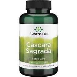 Swanson Cascara Sagrada (Řešetlák) 450 mg 100 kapslí