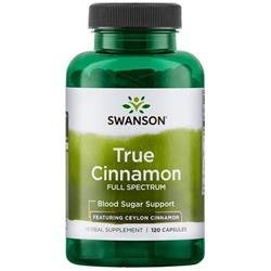 Swanson Cejlonská Skořice (True Cinnamon) 300 mg 120 kapslí