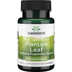 Swanson Jitrocel Větší (Plantain) 400 mg 60 kapslí