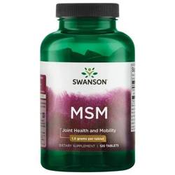 Swanson MSM Methylsulfonylmethan TruFlex 1500 mg 120 tablet