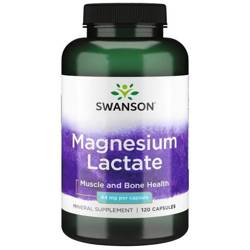 Swanson Magnézium (Laktát hořečnatý) 84 mg 120 kapslí