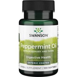 Swanson Peppermint Oil 100 kapslí