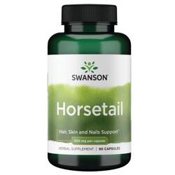 Swanson Přeslička Rolní (Horsetail) 500 mg 90 kapslí