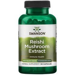 Swanson Reishi Mushroom Extract 500 mg 90 kapslí