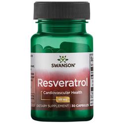 Swanson Resveratrol 50 mg 30 kapslí
