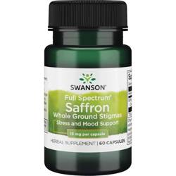 Swanson Šafrán (Saffron) 15 mg 60 kapslí