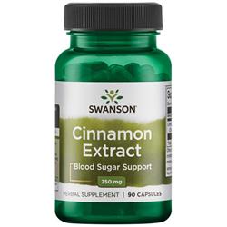 Swanson Skořice (Cinnamon) Extract 90 kapslí