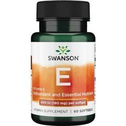 Swanson Vitamín E 400 iu 60 kapslí