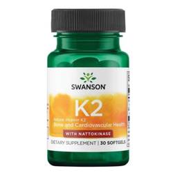 Swanson Vitamín K2 a Nattokinase 30 kapslí