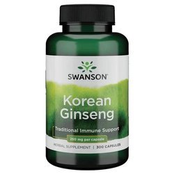 Swanson Žen-šen Korejský (Panax Ginseng) 250 mg 300 kapslí