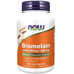 Now Foods Bromelain 500 mg 120 kapslí
