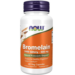 Now Foods Bromelain 500 mg 60 kapslí