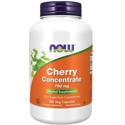 Now Foods Cherry Concentrate 750 mg 180 kapslí