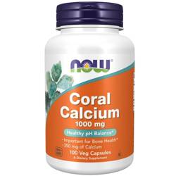 Now Foods Coral Calcium 1000 mg 100 kapslí