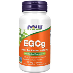 Now Foods EGCg Zelený čaj (Green Tea) Extract 400 mg 90 kapslí