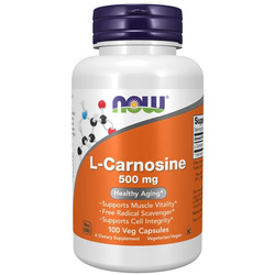 Now Foods L-Karnosin 500 mg 100 veg kapslí