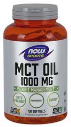 Now Foods Olej MCT 1000 mg 150 kapslí