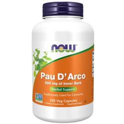 Now Foods Pau d'Arco 500 mg 250 kapslí