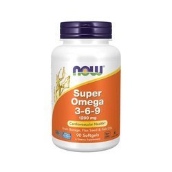 Now Foods Super Omega 3-6-9 90 kapslí