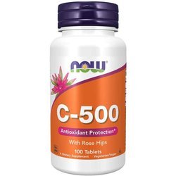 Now Foods Vitamín C 500 mg s Šípkem 100 tablet
