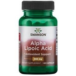 Swanson ALA Kyselina Alfa Lipoová 300 mg 60 kapslí