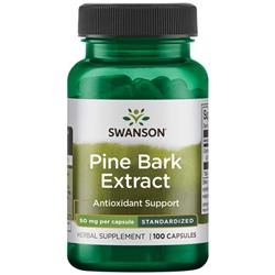 Swanson Borová Kůra (Pine Bark) Extract 50 mg 100 kapslí