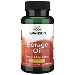 Swanson Brutnákový olej (Borage Oil) 60 kapslí