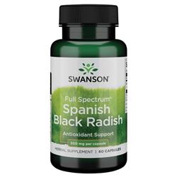Swanson Černá Ředkev (Spanish Black Radish) 500 mg 60 kapslí