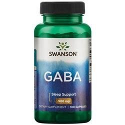 Swanson GABA (Kyselina Gama Aminomáselná) 500 mg 100 kapslí